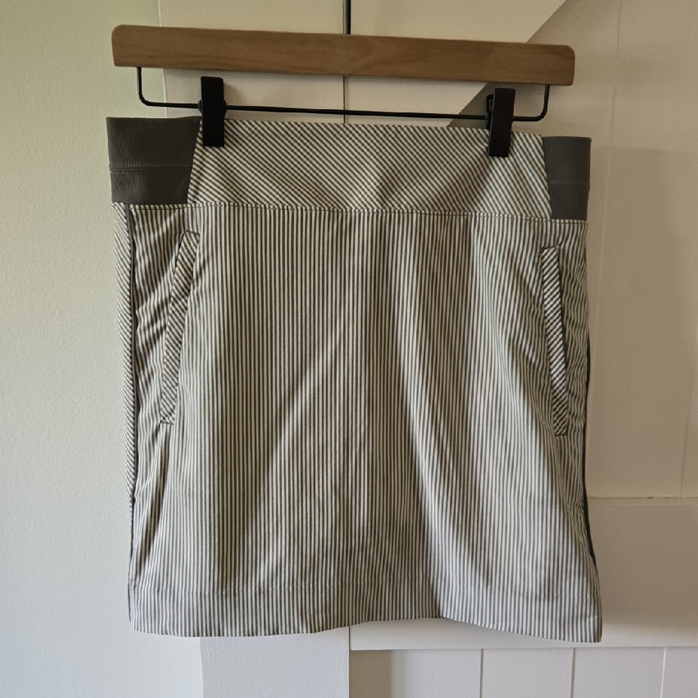 Striped Gray Women's Skirt